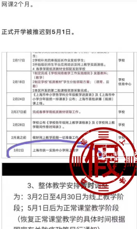國際學(xué)校家長注意了 辟謠!上海5月1日才開學(xué)?假的!市教育局這樣回應(yīng)……